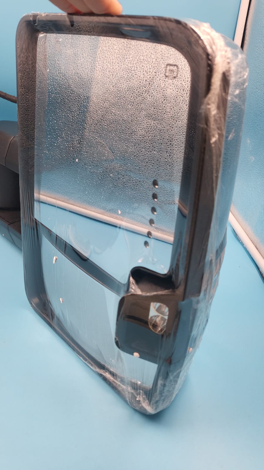 Espejo de remolque con luces de marcha atrás,carcasa Derecho. Silverado