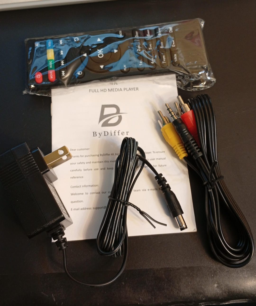 ByDiffer Reproductor multimedia digital 4K Ultra HD, (USADO).