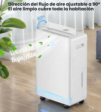 Deshumidificador V3 6.5 L 300W 45Pints Control de Humedad