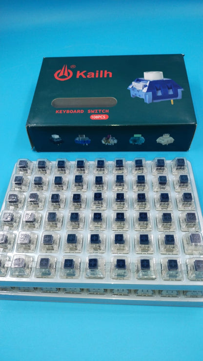 Interruptores, azul marino para teclado mecánico, Impermeables.