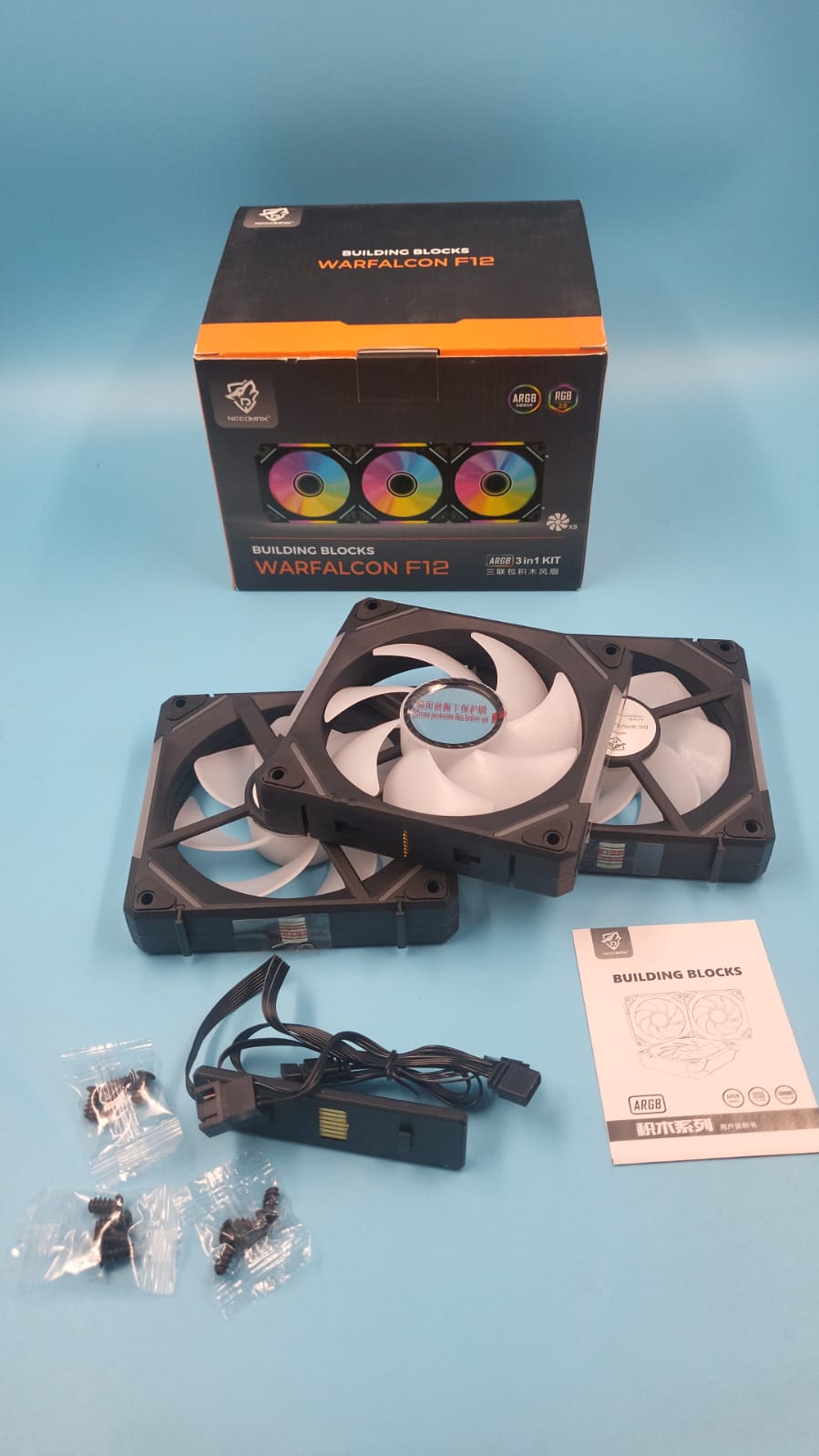 Needmax Warfalcon F12 fans Ventiladores  computadora de 120 mm ARGB