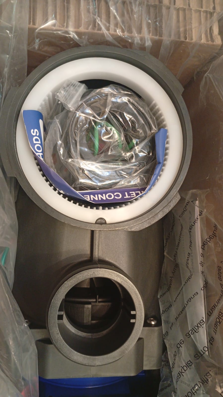 Bomba de piscina, 3 HP, Alto flujo, con cesta de filtro, Aquastrong.