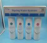 Sistema de ultrafiltración de agua, 4 Etapas, con Grifo Cromado.(USADO).