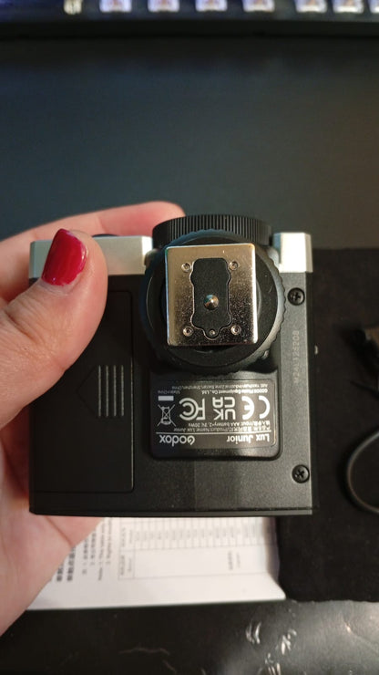Flash de cámara retro, Godox Lux Junior,  7 niveles.