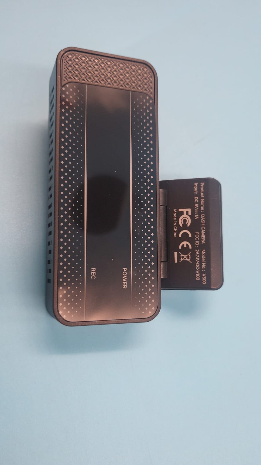 Cámara de Tablero 1080p 1296p 170° LCD Touch Negro Montaje en Salpicadero