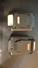Kit de cargador y 2 baterías, compatible con Dewalt 20V. (USADO).