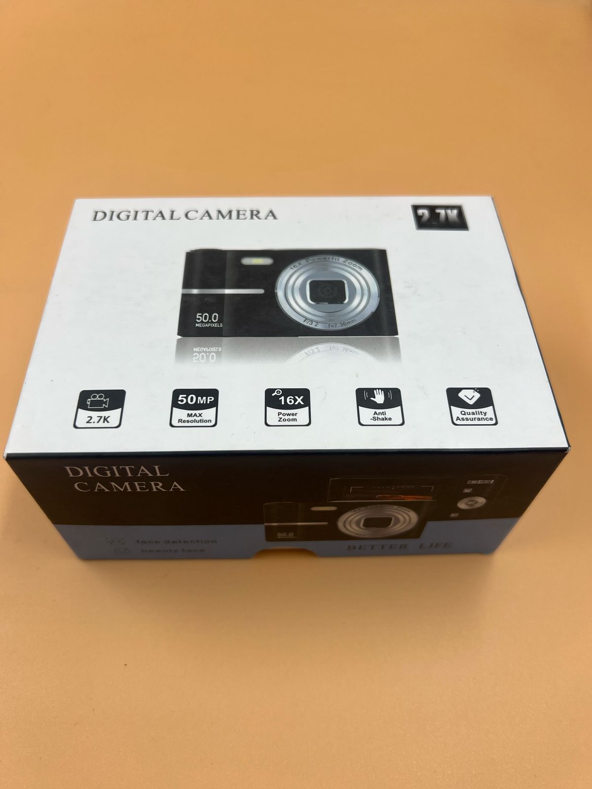 Cámara Digital FHD 1080P de Bolsillo negra