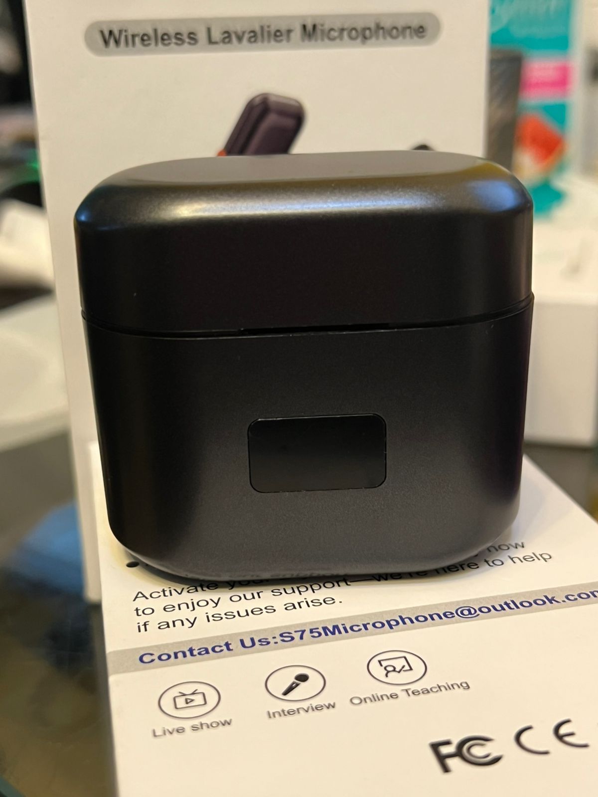 Micrófono Lavalier inalámbrico cancelación de ruido