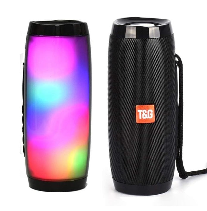 Bocina Bluetooth M -157 Con Pantalla De Led De Colores