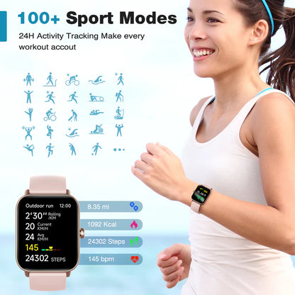 Reloj inteligente pantalla táctil de 1,8" compatible Android y iPhone