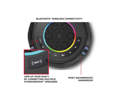 Altavoz flotante para fiestas ION Audio HydroGroove con luces