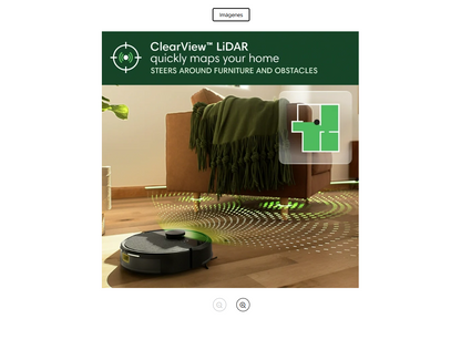 Robot aspirador iRobot, Roomba 105 Vac, Naveg. Lidar (USADO).