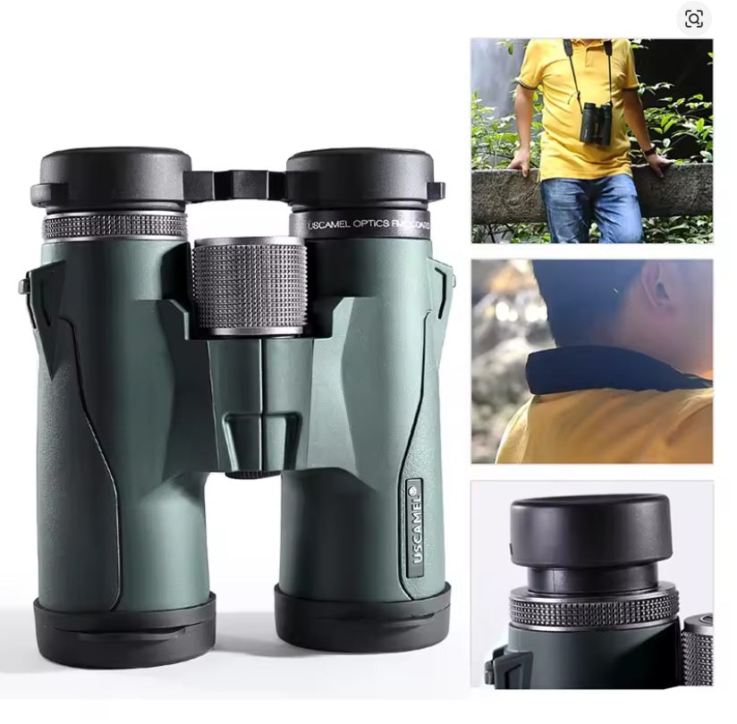 Binoculares Prismáticos de alta potencia de 8 x 42 con prisma BAK4.