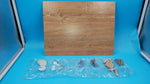 Organizador de escritorio Fitueyes, madera de roble con 4 Niveles