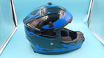 Casco de motocross para niños, con gafas y guantes, (USADO).
