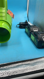 Soplador De Hojas Eléctrico Inalámbrico Con 2 Baterías De 3.0Ah