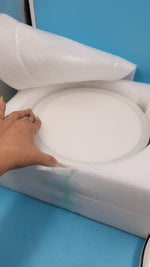 Vajilla Porcelana 12 Piezas Set 4 Blanco Borde Negro MALACASA