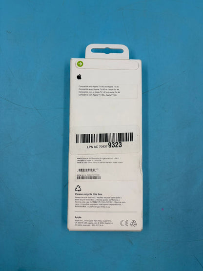 Apple Siri Remote (Tercera generación) Control táctil