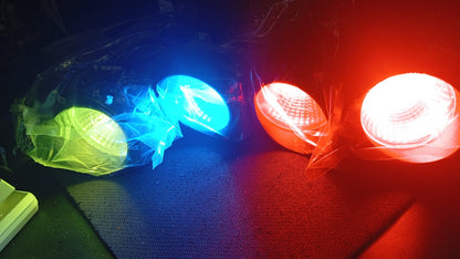 Luces de paisaje, impermeables, con control remoto, RGB, Sunvie.