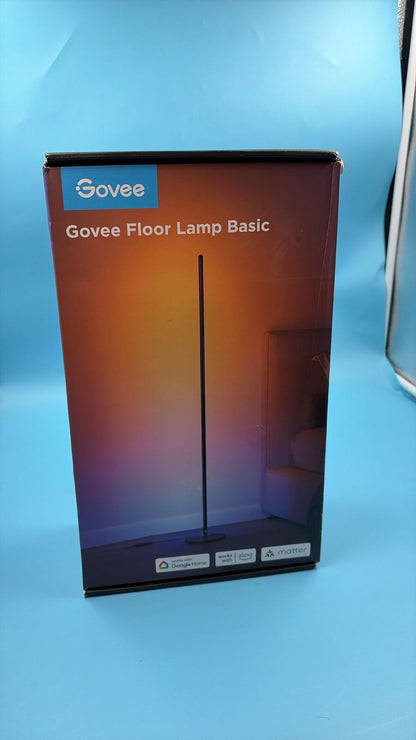 Lámpara de pie Govee, RGBIC Basic, Compatible Alexa y App negra