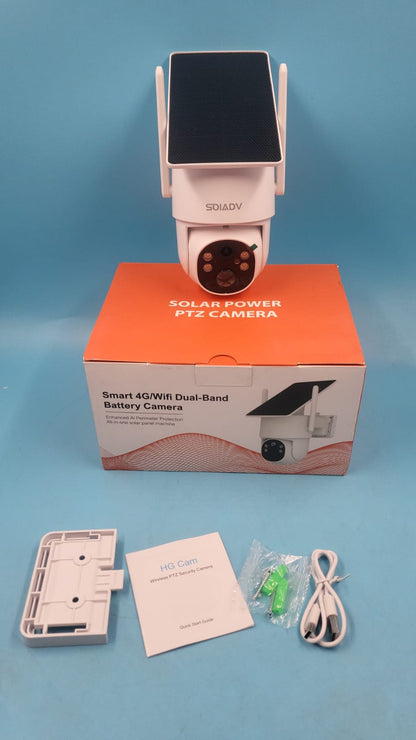 Cámara Seguridad Solar Inalámbrica 2K Exterior Wifi