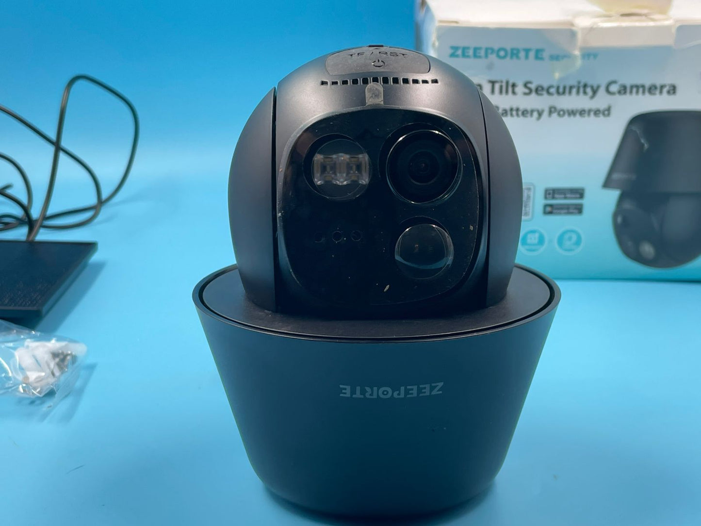 Cámara de seguridad solares inalámbricas para exteriores.(USADA)