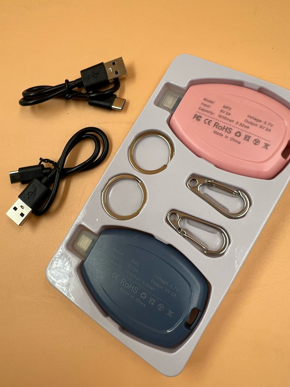 Cargador portátil con llavero paquete 2 (USADO)