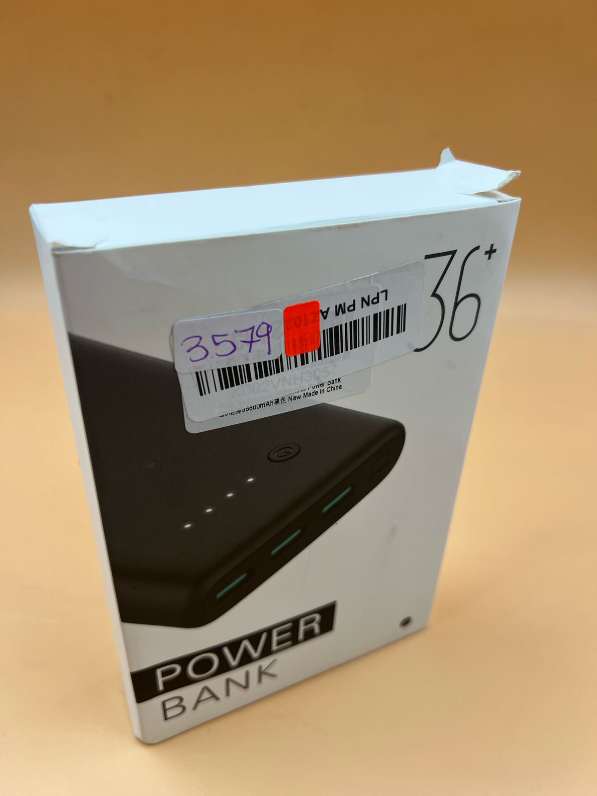 Batería portatil 36800 mAh 3 Salidas