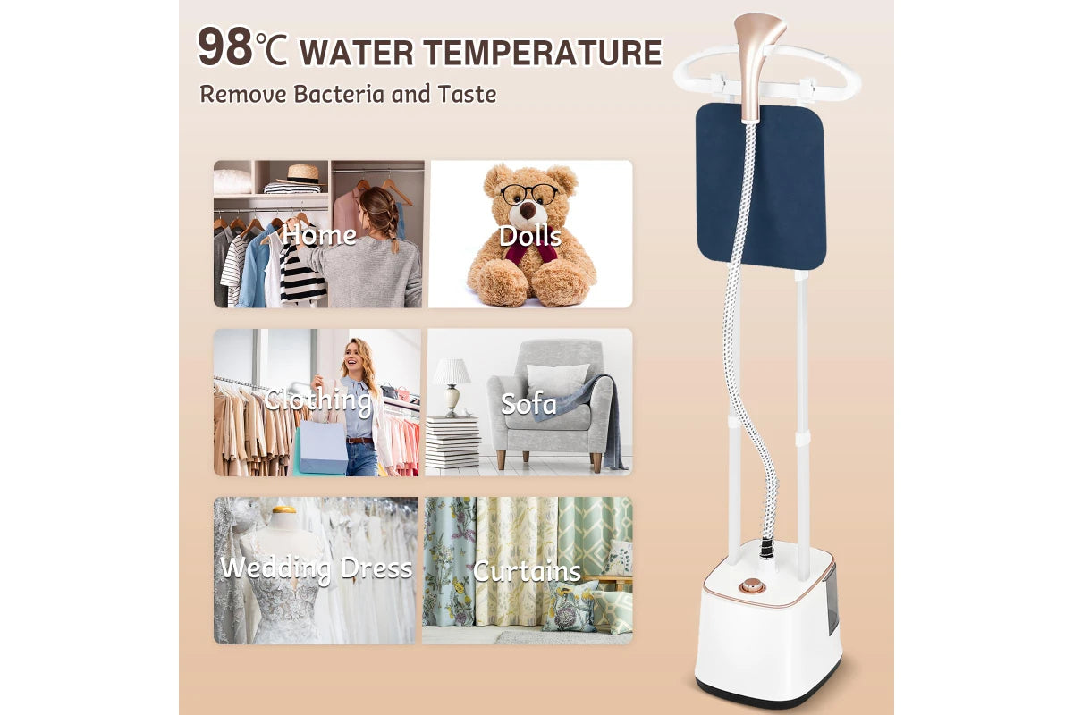 Vaporizador plancha para ropa, 2.7lt, 10 niveles de vapor, uso facil.