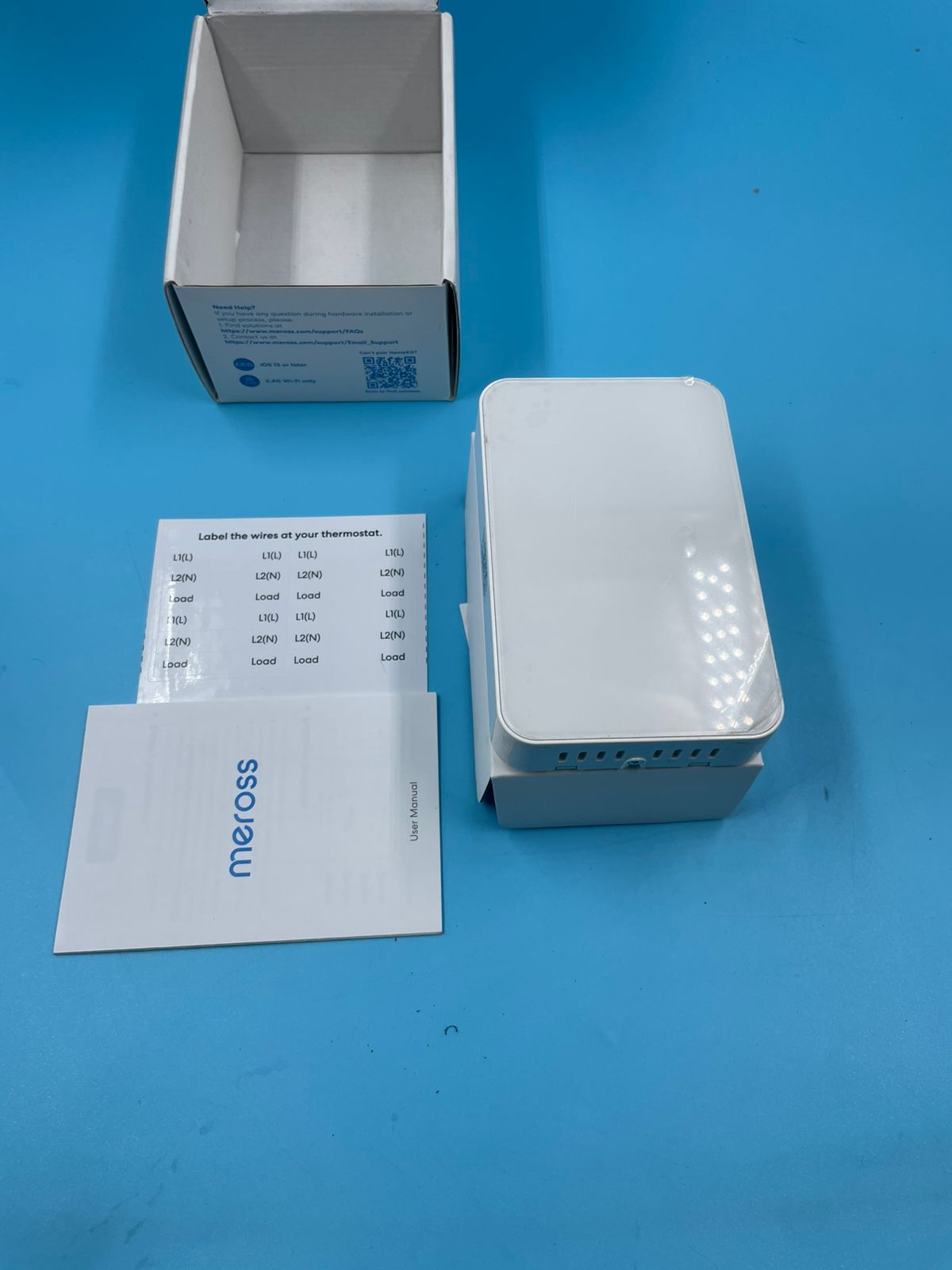 meross - Termostato Inteligente para zócalo eléctrico.