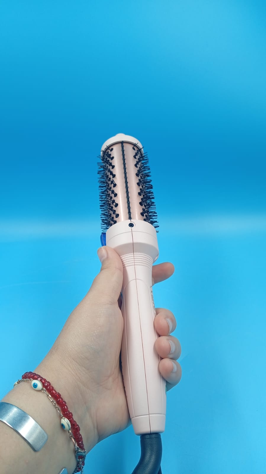 Rizador de pelo, iónico de turmalina, 38mm, rizos sueltos y volumen.