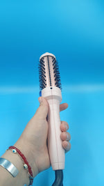 Rizador de pelo, iónico de turmalina, 38mm, rizos sueltos y volumen.