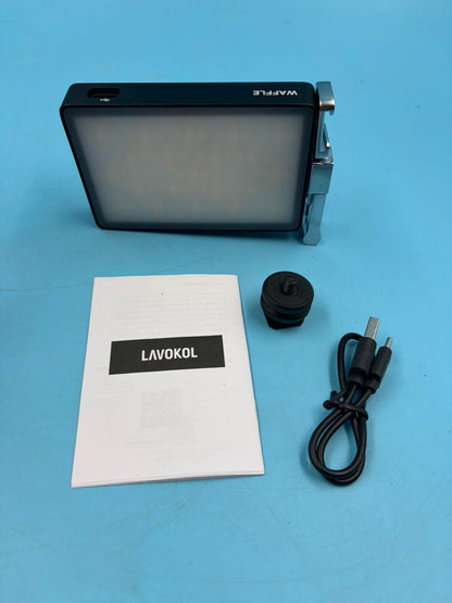 Panel Luz LED Waffle Video Fotografia 5500 K