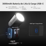 Flash TTL Neewer Z2Pro-C Cabeza Redonda Canon HSS 76W SIN BASE