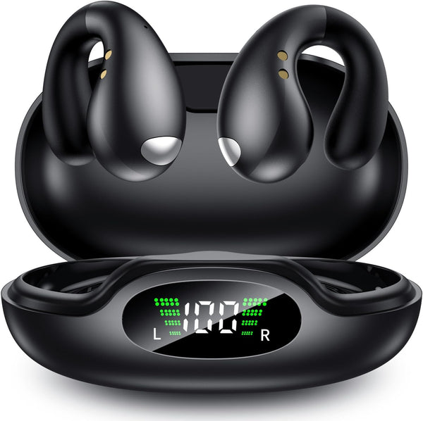 Auriculares de conducción ósea Bluetooth inalámbricos fitness