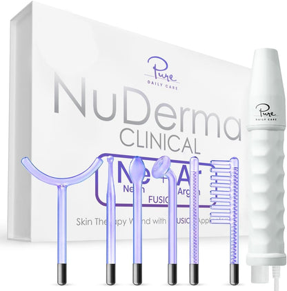 Varita de terapia clínica para la piel, Pure Daily Care NuDerma Fusion.