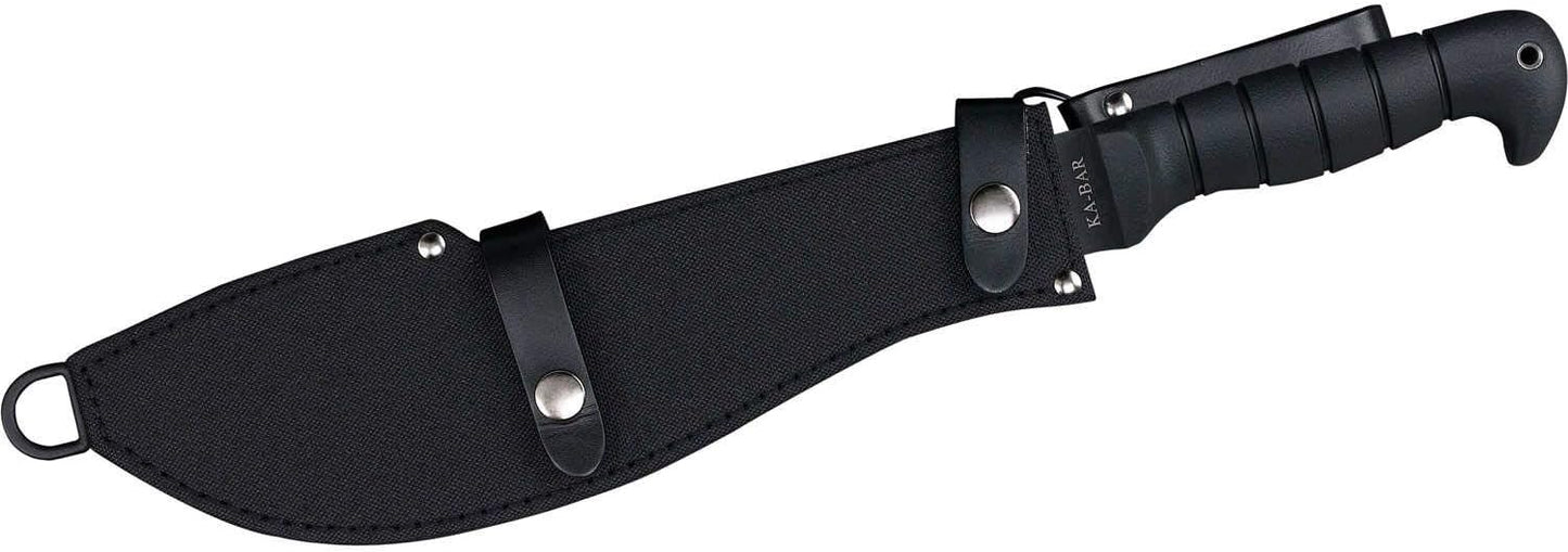 Ka-bar Machete Tipo Alfanje Negro 02-1248, 11", Con funda.