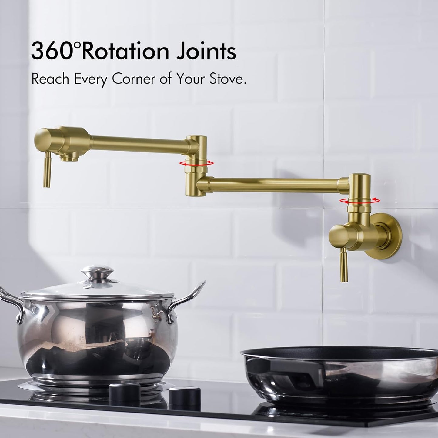 Llave de relleno tradicional de un solo agujero montado en la pared, BAGNOLUX