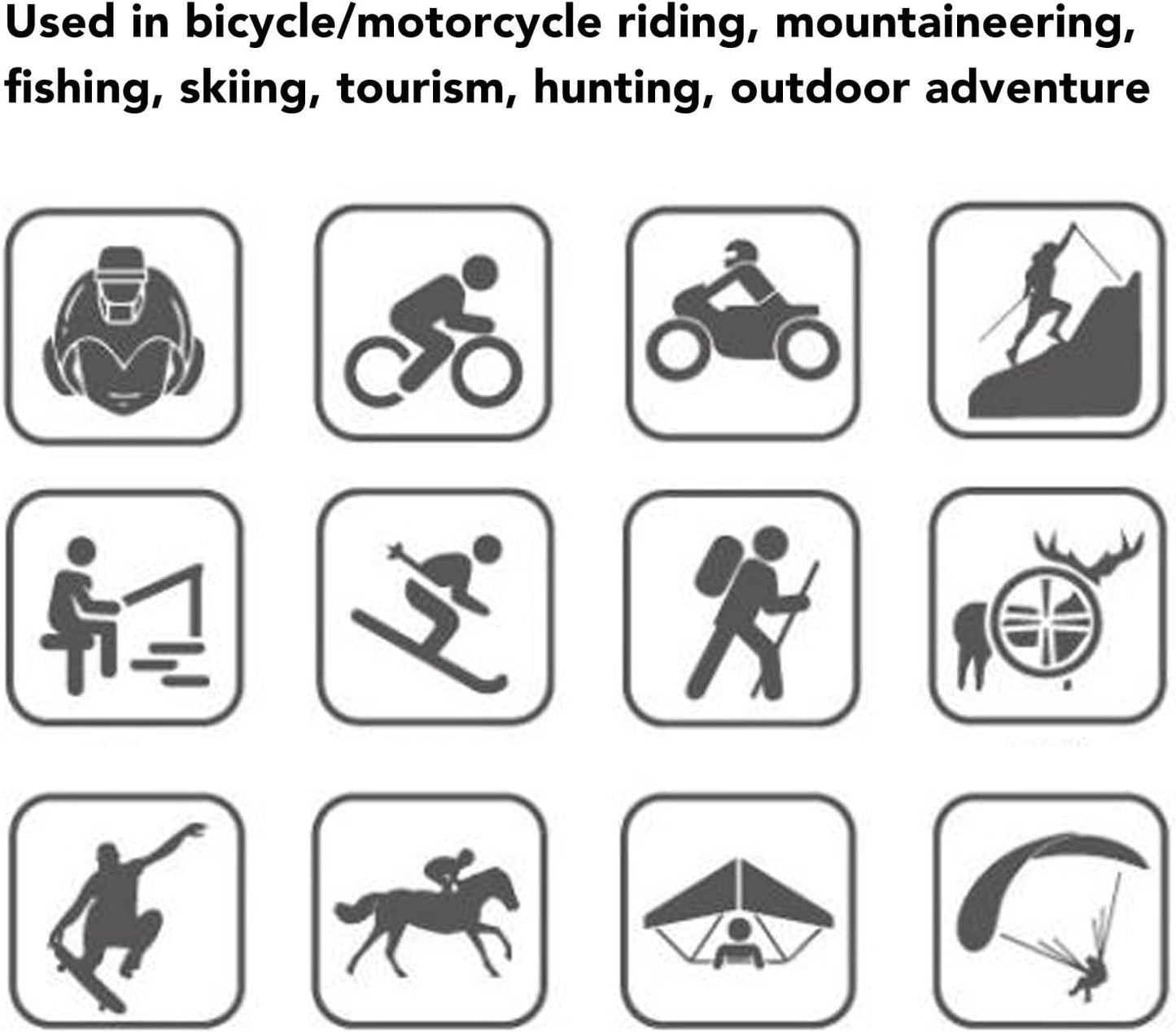 Cámara de Acción Deportiva HD 1080P, WiFi, (USADO).