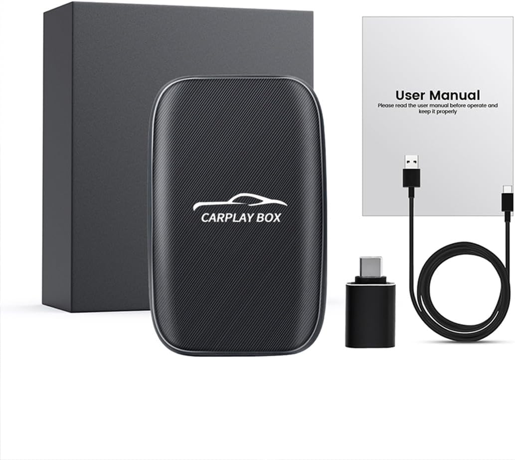 Adaptador inalámbrico Carplay, Android con cable automático.