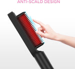 Cepillo Alisador de Cabello con Menos Frizz 4 Configuraciones de Temperatura