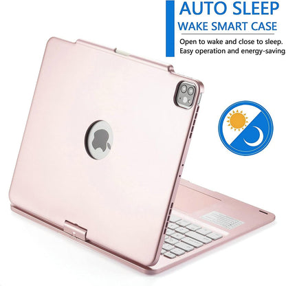 Funda con teclado giratorio, 360°, iPad Pro 12.9" (USADO).