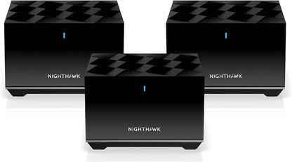 Sistema Mesh Tribanda, WiFi 6, Netgear MK83/100NAS, 6750FT.