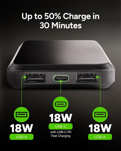 Batería externa portátil de 10 000 mAh, Mophie prime 10 (USADA)