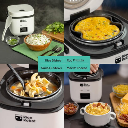 Olla arrocera Emson Rice Robot, eléctrica antiadherente,(USADO)