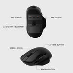 Ratón Inalámbrico Keychron M7 26K DPI Bluetooth RGB