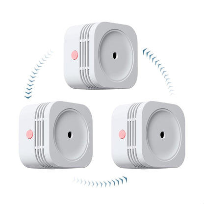 Detector de humo inalámbrico en red, Aegislimk S-RF200, 3 pack.