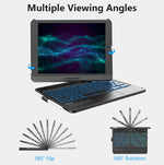 Funda para iPad de 11", giratoria 360°,  retroiluminado RGB.