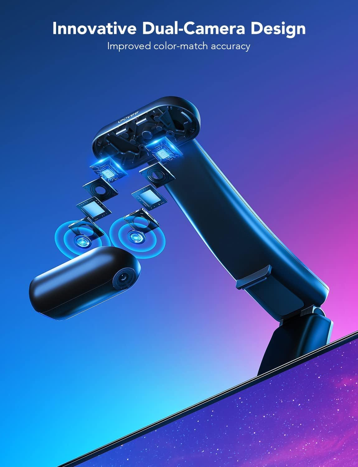 Luces de fondo para TV, Govee, TV de 75-85", comp. ultrafino, (USADO).