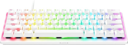 Teclado Optico Analógico Del 60%  Blanco Razer Huntsman V3 Pro Mini
